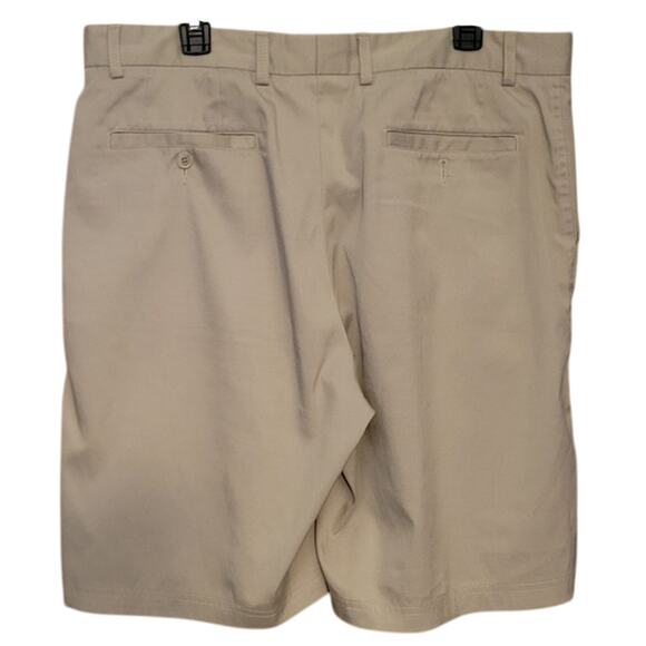 Pebble Beach Tan Golf Shorts Athleisure Gorpcore Summer Vacation Resort Size 36 - Picture 2 of 9